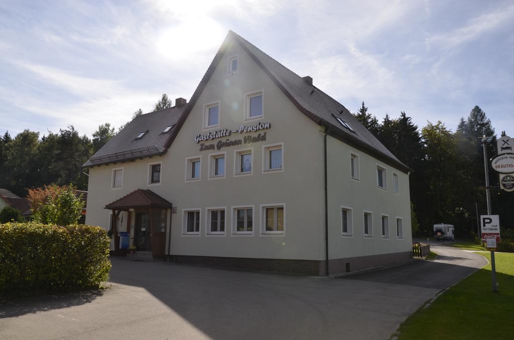 Pension Zum Grunen Wald Hotel Feuchtwangen Exterior foto